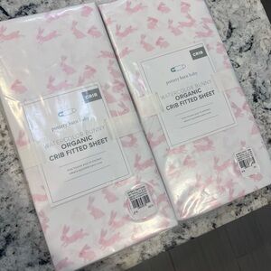 Pottery Barn Kids Organic Bunny Crib Sheets